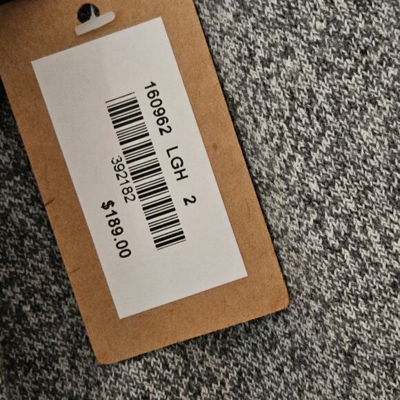 NWT Title Nine Sweater Dress Size M Merino Wool Blend Full Zip Pockets Hood Gray - Picture 7 of 11